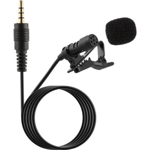 Newest Portable External 3.5mm Hands-free Mini Wired Lapel Lavalier Microphone For PC Laptop 3.5mm Externalc Hot sale