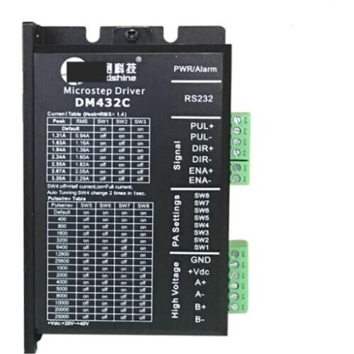 Original 2-phase Microstepping Drive DM432C Work Parameter 40VDC 0.1A to 3.2A for Associated products 42 57 Motor