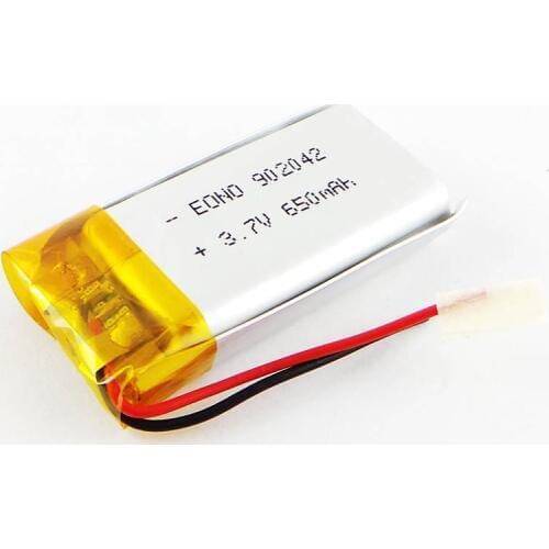 Brown 3.7V lithium polymer battery 902042092042 650MAH A MP3 MP4 MP5 Rechargeable Li-ion Cell