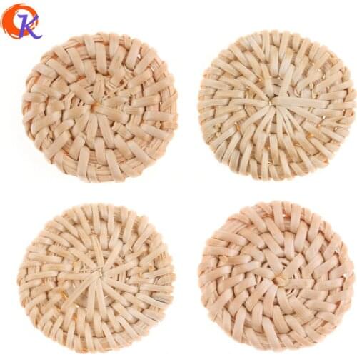 Cordial Design 20Pcs/Bag 30MM Jewelry Findings/Hand Made/DIY/Rattan Charm/Round Coin Shapes/Embellishments/Earring Making