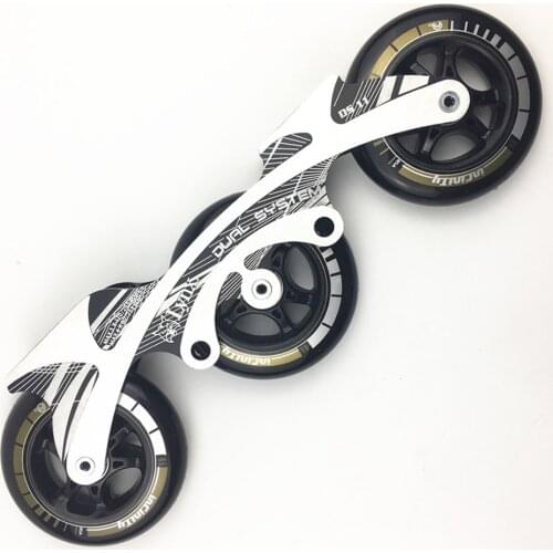 Speed Inline Skates Base 3*100/110mm Frame Wheels Roller Skating Basin ILQ-11 Bearing Durable Skating Tires Powerslide Patines