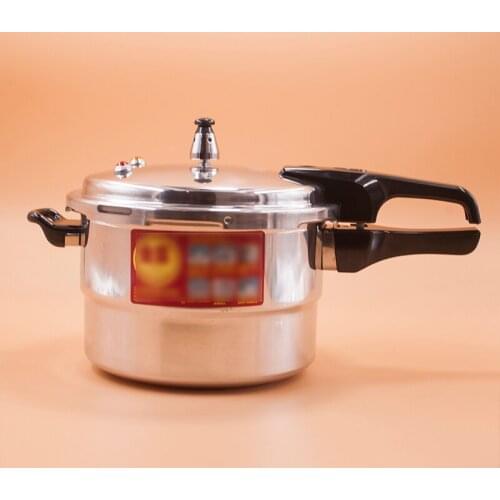 Aluminum Alloy Pressure Cooker Cookware Kitchen 3/4/5L Large Capacity Gas Stove Fast Cooking Foods Camping Supplies Equipment
