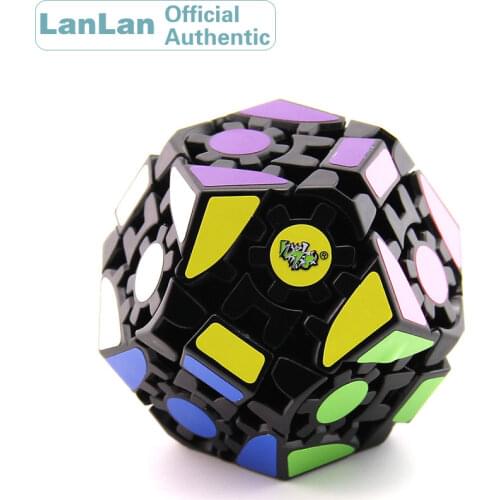 LanLan Gear Megaminxeds Magic Cube Dodecahedron Professional Neo Speed Puzzle Antistress Educational Toys For Children