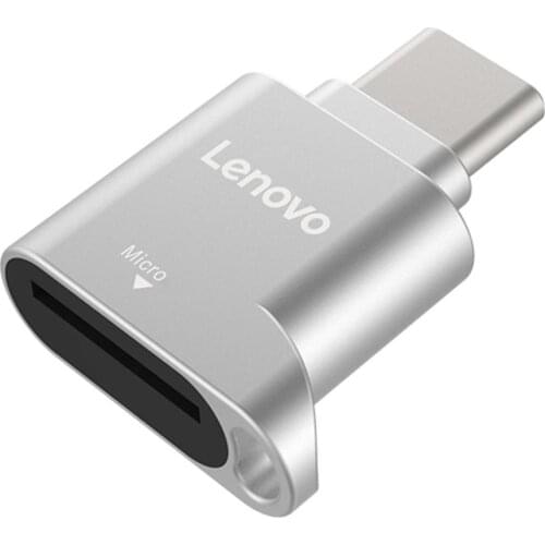 Lenovo D201 USB C TF Card Reader Type C to TF Mini Memory Card Reader for Laptop Phone