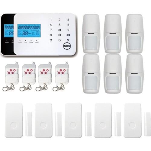 High quality smart home security 3G GSM alarm system with touch keypad APP control