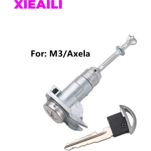 XIEAILI OEM Left Door Lock Cylinder Auto Door Lock Cylinder For Mazda Axela/New M3 With 1Pcs Key S687