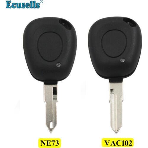1 button smart remote key shell case fob for Renault Megane Scenic NE73 OR VA2 uncut blade