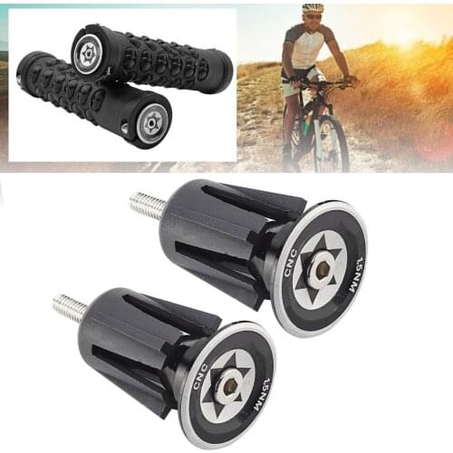 1 Pair Of High Quality Aluminum Alloy Durable Bike Handlebar End Cap Cycling Handlebar End Expansion Plug Bicycles Accessories