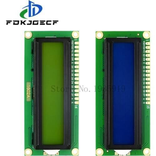 10pcs LCD1602 5V 1602 module Blue/Green screen 16x2 Character LCD Display Module IIC/I2C adapter for arduino