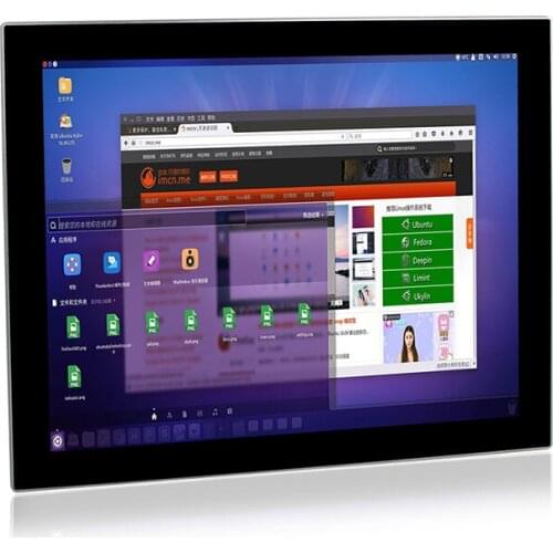 19 inch embedded industrial pc touch screen Resolution 1280x1024 pc with industrial Intel N3150 4gb ddr3 32g ssd
