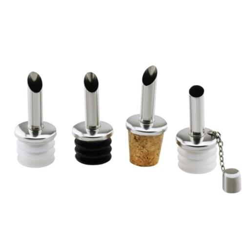 200pcs Bottle Wooden Cork Stopper Red Wine Pourers Oil Beer Champagn Flask Bottle Spout Plug Household Cellar Bar Tools