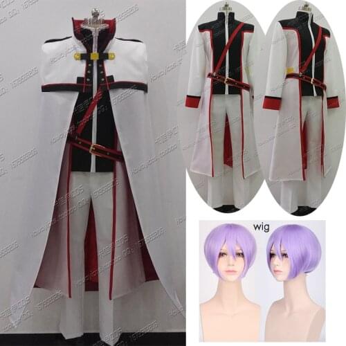 Anime! Re:Life in a different world from zero Felix Argyle Knights Team Uniform Cosplay Costume Custom-made Size and wig