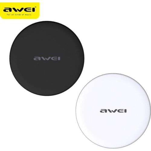 AWEI W6 Charger For iPhone 12 Pro Max 12 Mini 10W Wireless Charger Back Adsorption Wireless Phone Quick Charger