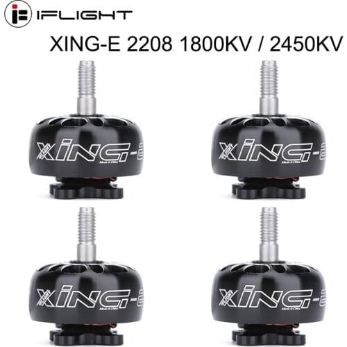 IFlight XING-E 2208 1800KV / 2450KV 2 ~ 6S FPV unibell Brushless Motor Compatible 5-6 inch propeller for FPV Racing Drone kit
