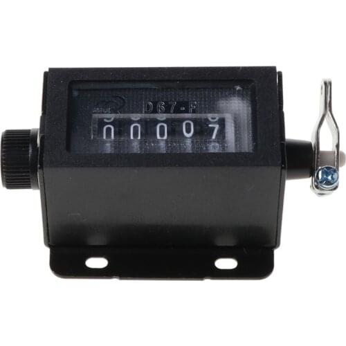 D67-F 5 Digits Mechanical Pull Stroke Counter Black Casing Resettable wholesales