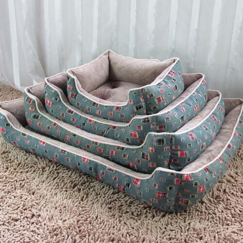 4 Sizes Pets House Pet Beds Plus Size Dogs Warm Soft Dog House High Quality PP Cotton Pet Beds For Small Medium Large Pets Cats