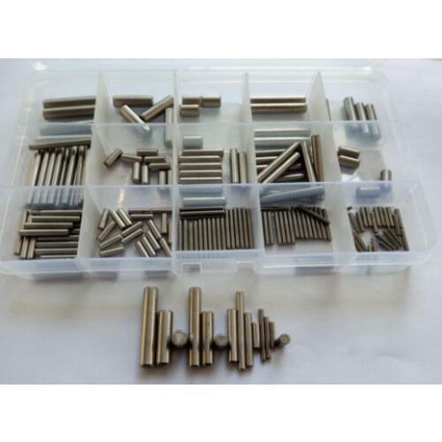 180pcs M2 M3 M4 M5 M6 Stainless Steel Cylindrical Pin Fixed Locating Pins Kits Top Sale