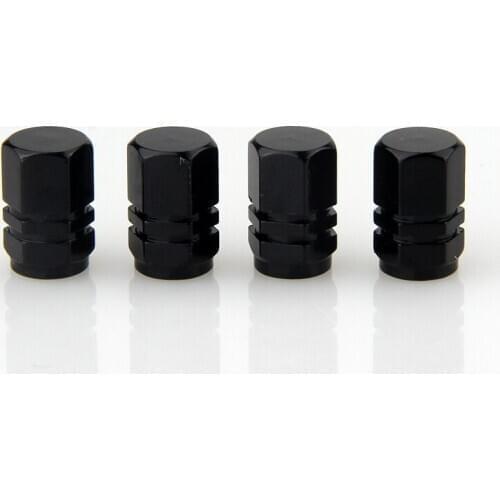 Tire Valve Stem Caps Balck Covers Automobiles Motorcycles Bicycles Trunks Wheel Tyre Accessories
