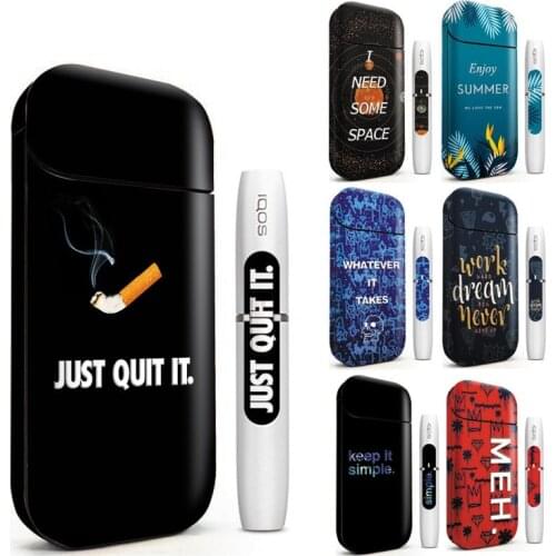Magic Shark 2019 New Fashion Skin Sticker Electronic Cigarette Universal PVC for IQOS 2.4 Plus Ultra Thin 1852-1882