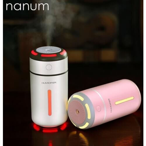 Mini Qiao Le Colorful Lights Humidifier Essential Oil Diffuser 230ml Aroma Lamp LED Night USB Ultrasonic Fogger Car Air Freshen