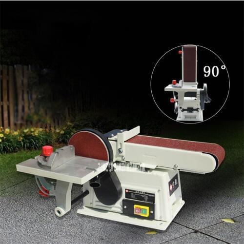 JBDS-4115 Desktop Belt Machine Grinder Household Multi-function Polishing Machine Electric Sand Drum Grinder 220V 500W 2950rpm