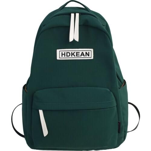 Korean Style New Anti-Spillage Fashion Nylon Backpack Junior High School Student Bag Ins Wind Womens bag with short handle