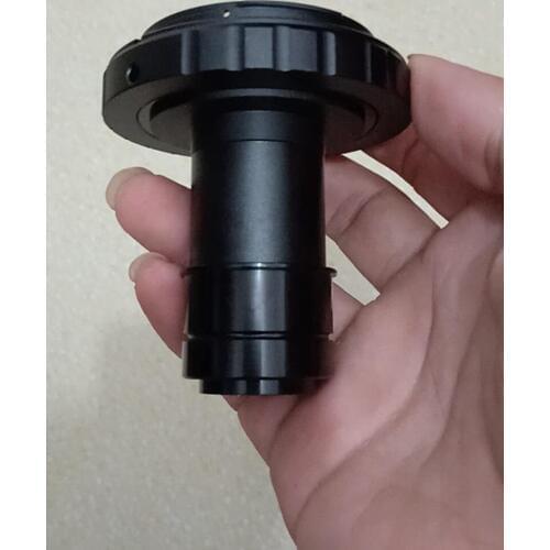 9.6X Digital SLR Camera interface T2 Adapter Eyepiece Lens Nikon Canon Camera Connector Stereo Biological Microscope 23.2mm 30mm
