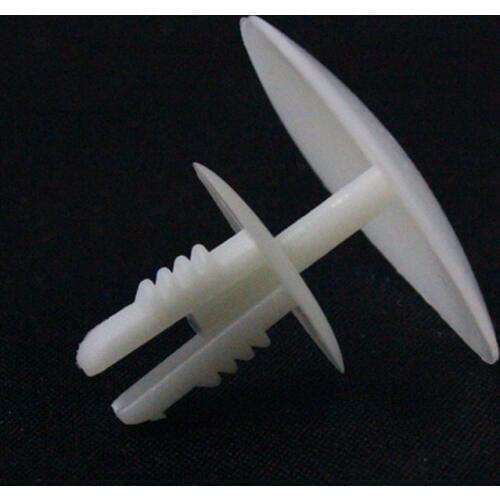 500x white headliner plastic Trim Push-Type Retainer snaps Car Accessories