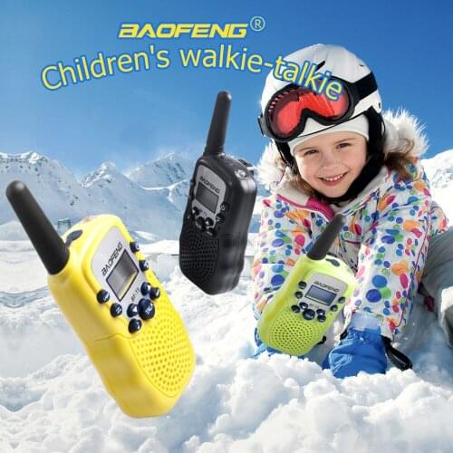 1 Pair Baofeng T3 Ham Walkie Talkie Mini ham Kids Radio 2W UHF Transceiver Toys