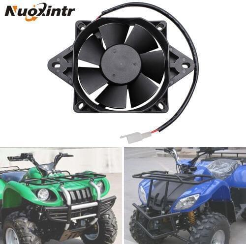 Nuoxintr Motorcycle Radiator Electric Cooling Fan Black For 150-250cc ATV Kart Quad Dirt ATV