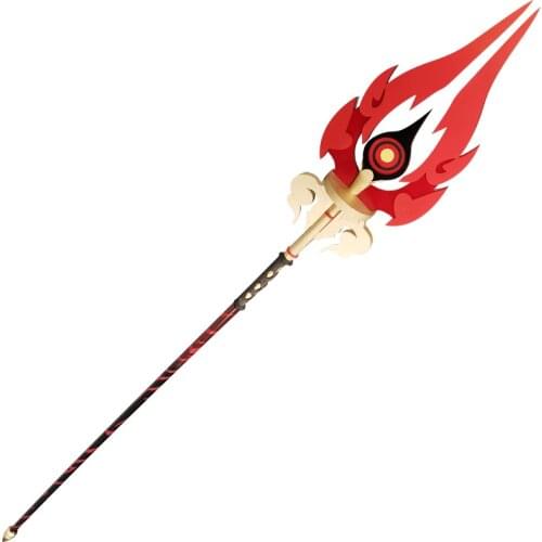Anime Genshin Impact Hu Tao Cosplay Props 180CM PVC Staff Wands Zhongli Weapons Accessories Halloween Carnival Hand Made Prop