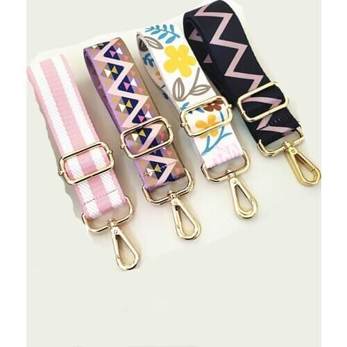 Obag Diy Bag Strap For Women Shoulder Bag Hanger Colored Belt Bag Strap Accessories Adjustable Rainbow Handbag Straps Decorative