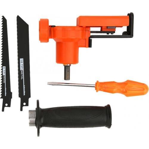 Reciprocating Saw Attachment Adapter Change Electric Drill Modified Converter Into Reciprocating Jig Saw For Cut Wood Metal PVC