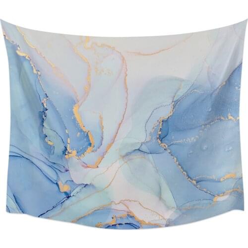 Blue Marble Tapestry Wall Hanging Home Wall Decor Blanket Bedroom Tapestry Yoga Mat