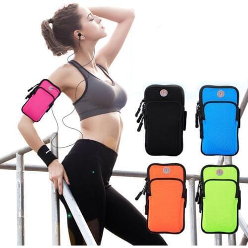 Outdoor Sports Running Gym Sport Armband Case phone Arm Band Bag Holder for 6 inch mobile phone Smartphone on Hand