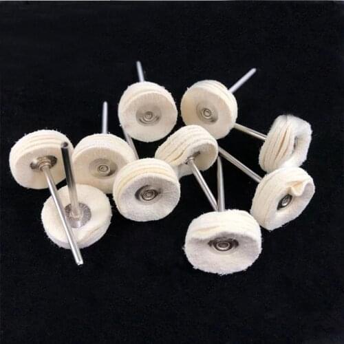 Dental Laboratory Polishing Drill Brush Weel Dentista Chamois 5 Ply Laboratorio Materials Rotary Tools Low Speed 2.35mm HP Shank