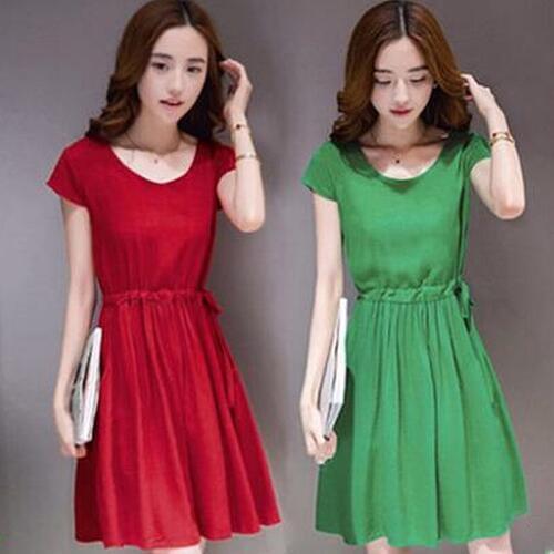 TQGQG Colored Summer Dresses