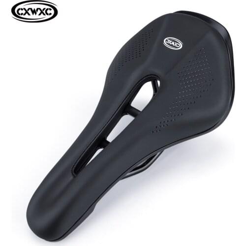 Ultralight Shockproof Bicycle Silicone Saddle MTB Road Bike Saddles Mountain Bike Racing Saddle PU Breathable Soft Seat Cushion