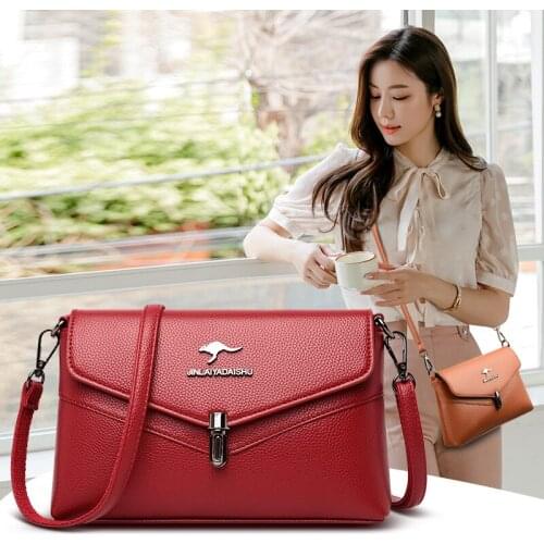 Vintage Designer Women Handbags for Women High Quality Pu Leather Messenger Bag Female Elegant Small Flap Shoulder Crossbody Bag