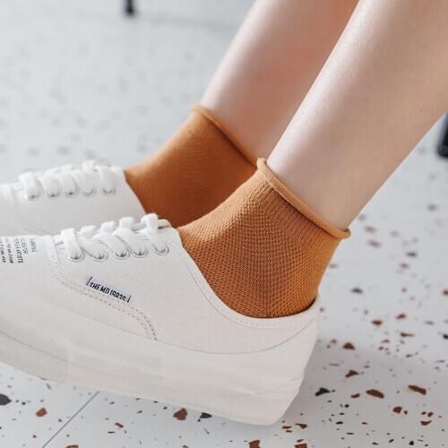 Frilly socks women cute calcetines white ruffle meias fishnet woman black cotton skarpetki kobieta skarpety mulher mujer sokken