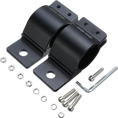 1.6Inch Bullbar Mount Bracket Clamp 40-45mm LED Spot Work Light Bar UHF Antenna