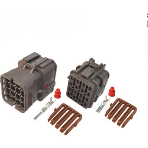 100 Sets 16 Pin 7123-7564-30 7222-7564-40 KET Female Male Automotive Connector Auto Socket For Car
