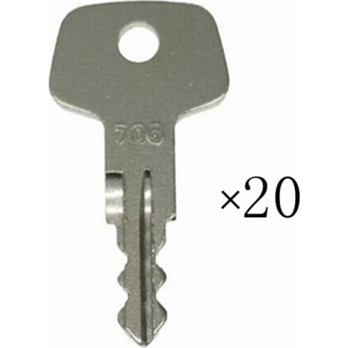 20X 706 Key For Liebherr Industrial Construction Heavy Equipment Fuel Cap Model
