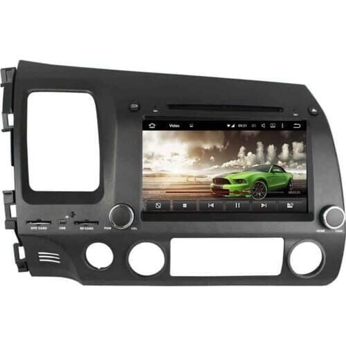 8" 2 Din PX6 Android 10.0 Car Radio For Honda CIVIC 2006-2011 LHD Car Stereo Audio 6 Core Car DVD Player Multimedia Player DSP