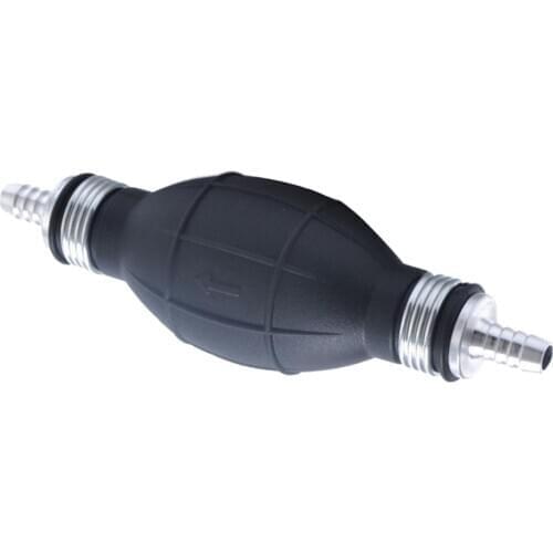 8mm 5/16'' Marine Boat RV Rubber Fuel Hose Hand Primer Bulb In-line Black