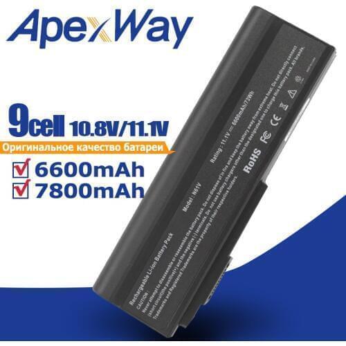 9 Cell Laptop Battery for Asus X57 G50 V50V M50 M50V M50Q M50Sa M50Sr M50Sv M51E M51Kr M51Se M51Sn M51Sr A32-M50 A33-M50