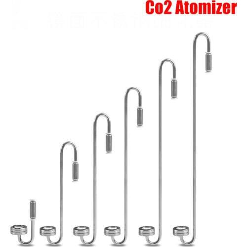 Aquarium Accessory Stainless Steel CO2 Atomizer System With Pressure Air Flow Adjustment Water Plant Aquarium Co2 Valve Diffuser