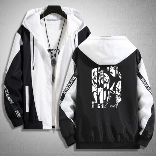 Anime K-ON! Hoodie Clothing Fashion Men Hirasawa Yui Akiyama Mio Cosplay Coat Sweatshirts