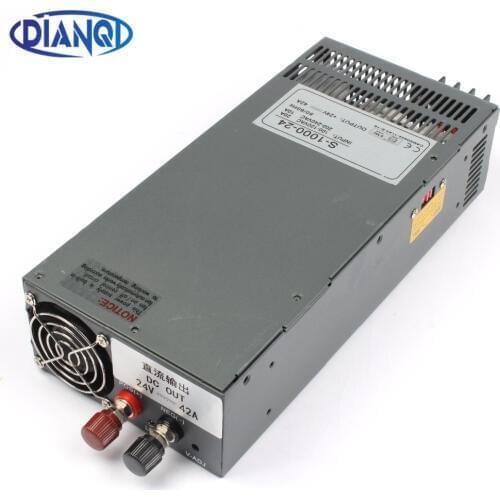 DIANQI 1000W 24V 12V 13.5V 15V 24V 27V 36V 48V 60V 72V 110V power supply 220V 110V INPUT Single Output Switching power supply