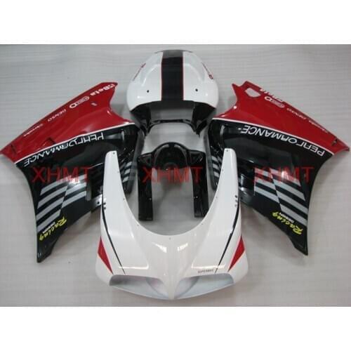 For DUCATI 916 1996 - 2002 Full Body Kits 748 2000 Body Kits 748 2001 Black White Red Full Body Kits